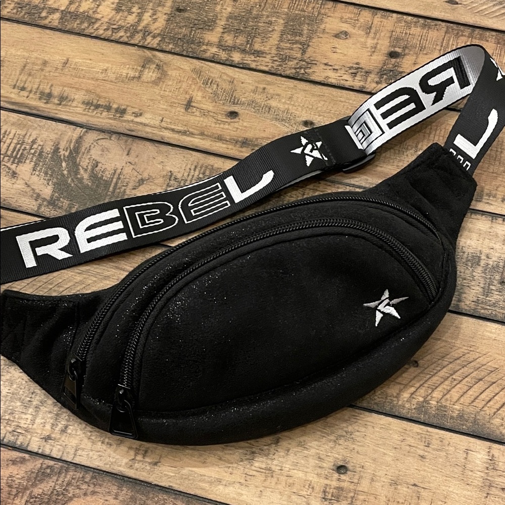 Black Suede Rebel Crossbody Bag REBEL ATHLETIC